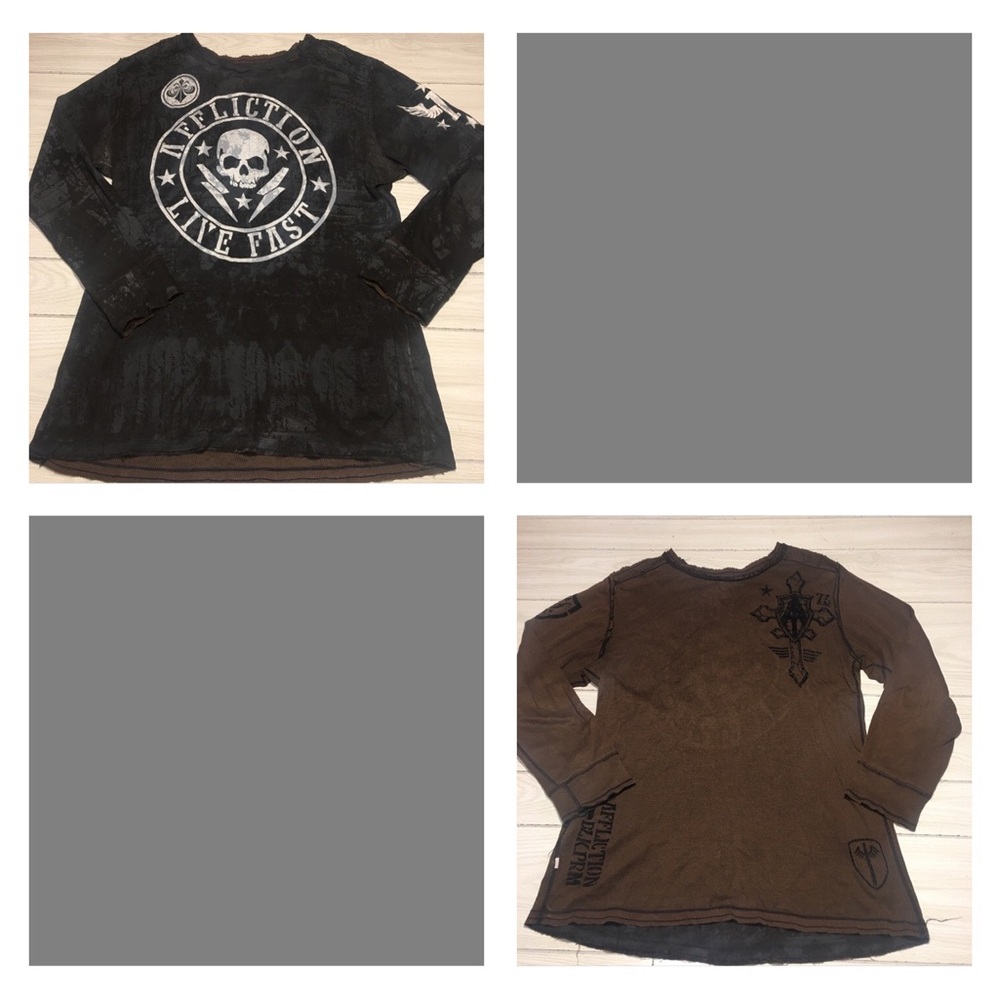 Affliction Long Sleeve Reversible